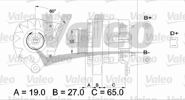 Valeo 433489 - Ģenerators ps1.lv