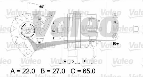 Valeo 433430 - Ģenerators ps1.lv