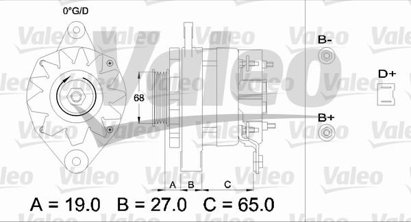 Valeo 433420 - Ģenerators ps1.lv