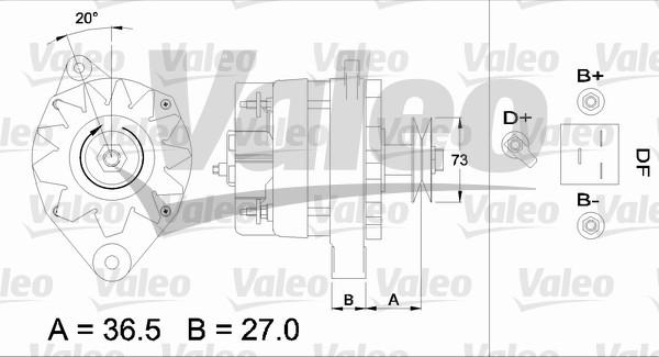 Valeo 433395 - Ģenerators ps1.lv