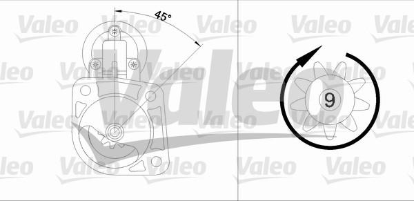 Valeo 433349 - Starteris ps1.lv