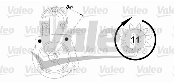 Valeo 433346 - Starteris ps1.lv