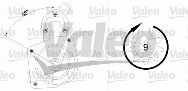 Valeo 433348 - Starteris ps1.lv