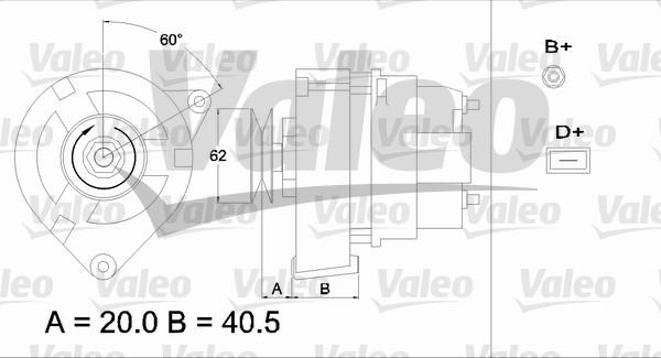 Valeo 433351 - Ģenerators ps1.lv