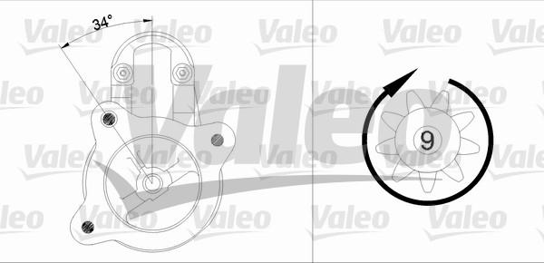 Valeo 433300 - Starteris ps1.lv