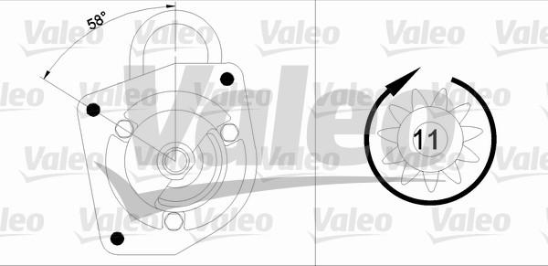 Valeo 433301 - Starteris ps1.lv