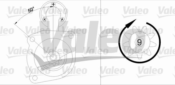 Valeo 433318 - Starteris ps1.lv