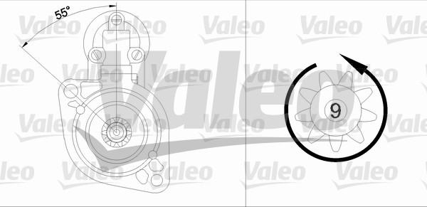 Valeo 433335 - Starteris ps1.lv