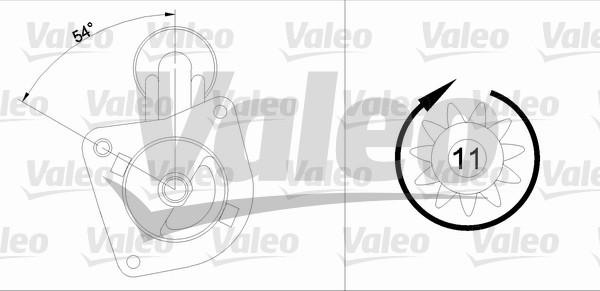 Valeo 433328 - Starteris ps1.lv