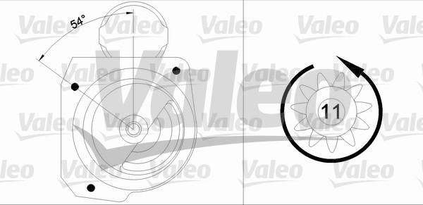 Valeo 433327 - Starteris ps1.lv