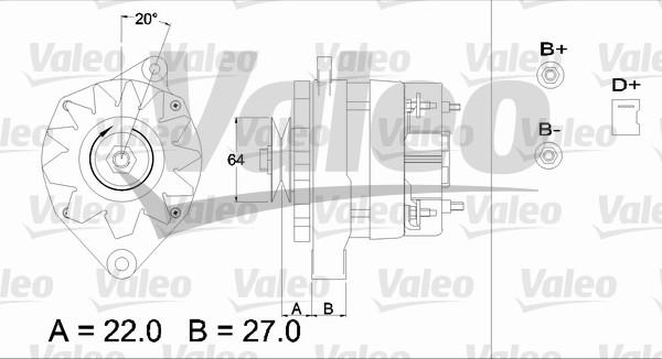 Valeo 433376 - Ģenerators ps1.lv