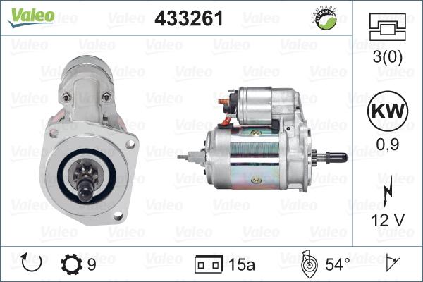 Valeo 433261 - Starteris ps1.lv