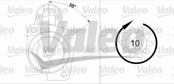 Valeo 433286 - Starteris ps1.lv