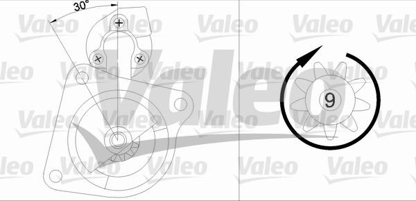 Valeo 433282 - Starteris ps1.lv