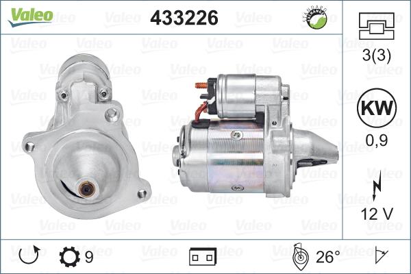 Valeo 433226 - Starteris ps1.lv