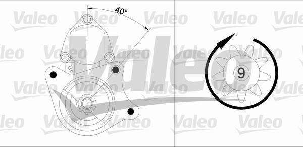 Valeo 433277 - Starteris ps1.lv