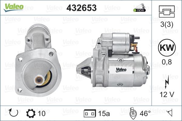 Valeo 432653 - Starteris ps1.lv