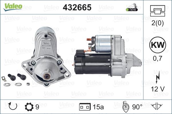 Valeo 432665 - Starteris ps1.lv