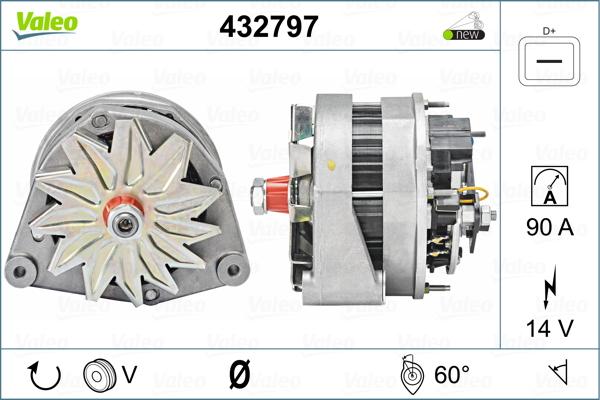 Valeo 432797 - Ģenerators ps1.lv