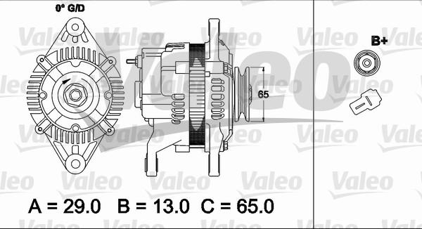 Valeo 437490 - Ģenerators ps1.lv