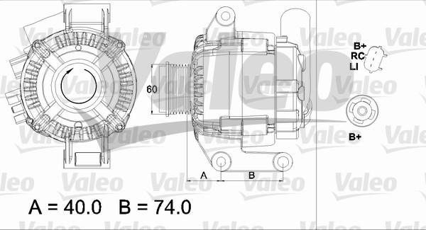 Valeo 437448 - Ģenerators ps1.lv