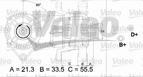 Valeo 437466 - Ģenerators ps1.lv