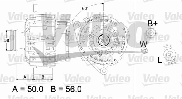 Valeo 437467 - Ģenerators ps1.lv