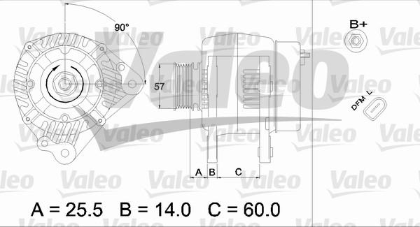 Valeo 437401 - Ģenerators ps1.lv