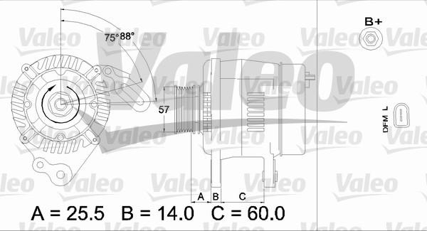 Valeo 437402 - Ģenerators ps1.lv