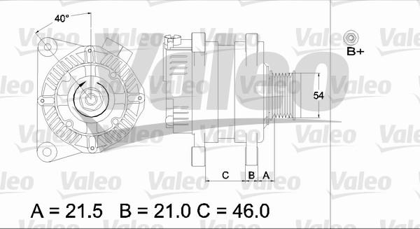 Valeo 437407 - Ģenerators ps1.lv