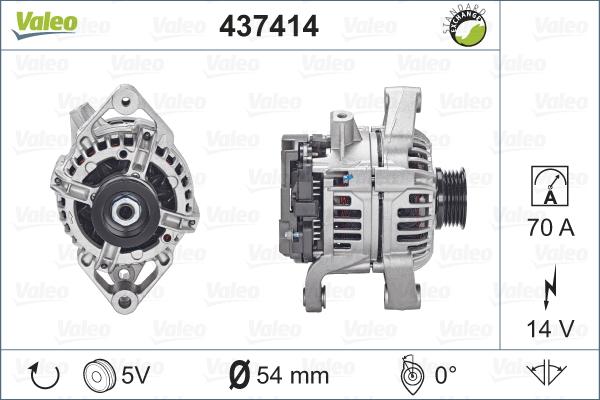 Valeo 437414 - Ģenerators ps1.lv