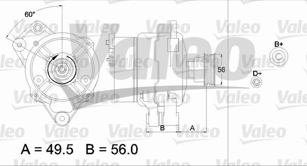 Valeo 437438 - Ģenerators ps1.lv