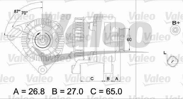 Valeo 437428 - Ģenerators ps1.lv