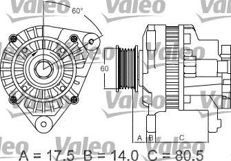 Valeo 437427 - Ģenerators ps1.lv