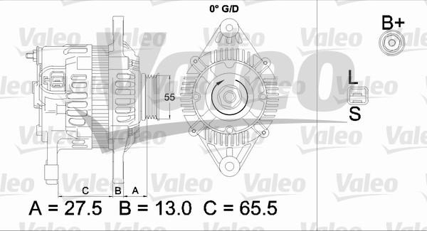 Valeo 437478 - Ģenerators ps1.lv