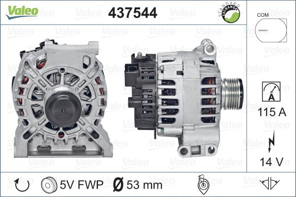 Valeo 437544 - Ģenerators ps1.lv
