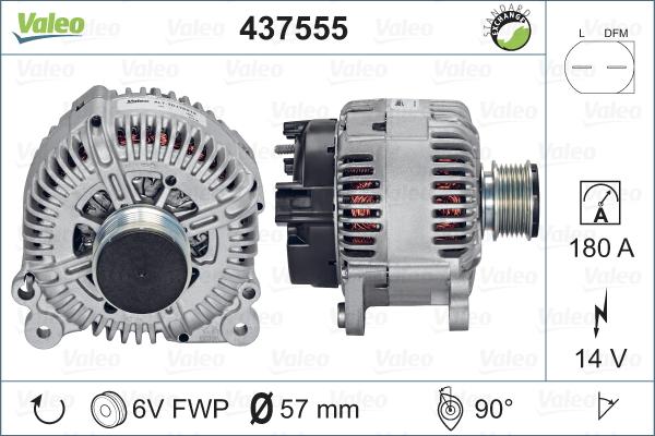 Valeo 437555 - Ģenerators ps1.lv