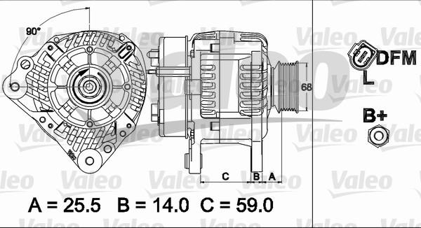 Valeo 437513 - Ģenerators ps1.lv