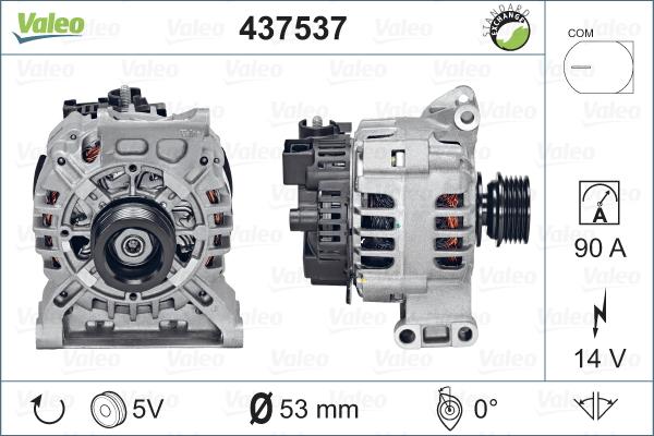 Valeo 437537 - Ģenerators ps1.lv