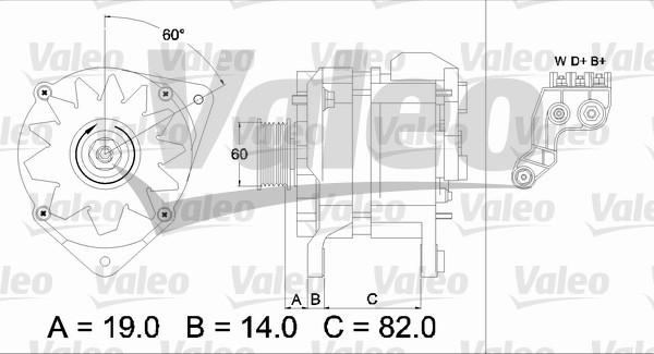 Valeo 437081 - Ģenerators ps1.lv