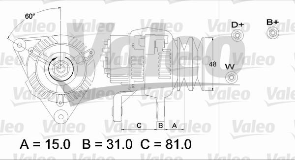 Valeo 437195 - Ģenerators ps1.lv