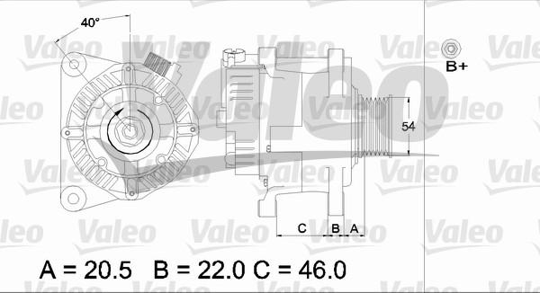 Valeo 437193 - Ģenerators ps1.lv