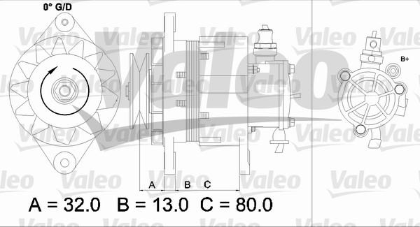 Valeo 437144 - Ģenerators ps1.lv