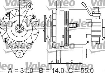 Valeo 437145 - Ģenerators ps1.lv