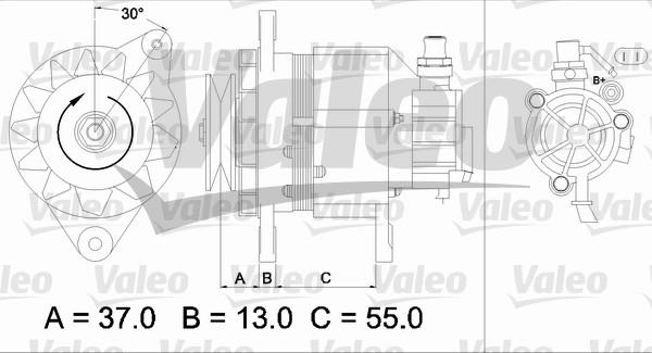 Valeo 437146 - Ģenerators ps1.lv