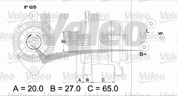 Valeo 437140 - Ģenerators ps1.lv