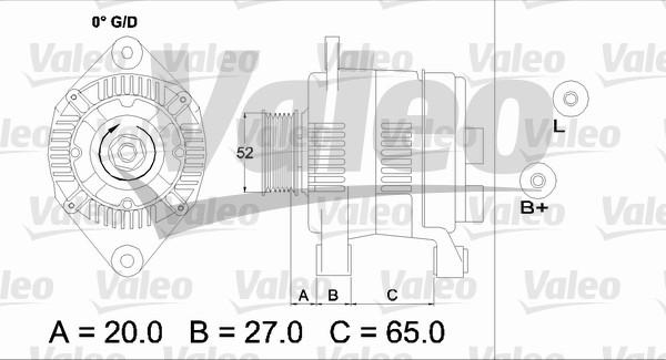 Valeo 437141 - Ģenerators ps1.lv