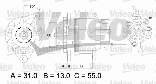 Valeo 437148 - Ģenerators ps1.lv