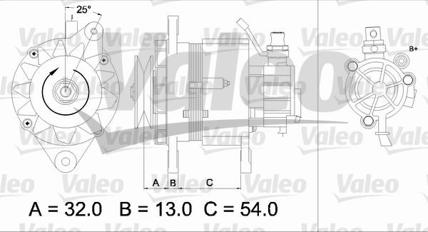 Valeo 437143 - Ģenerators ps1.lv