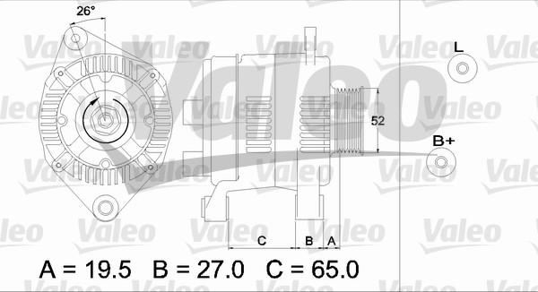 Valeo 437142 - Ģenerators ps1.lv